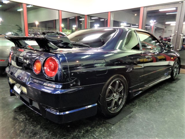 スカイラインHCR32 リアアンダースポイラー ダークブルー ボディ 2個