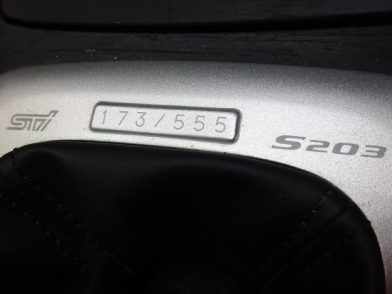 S203インプレッサWRX STI コーションプレート